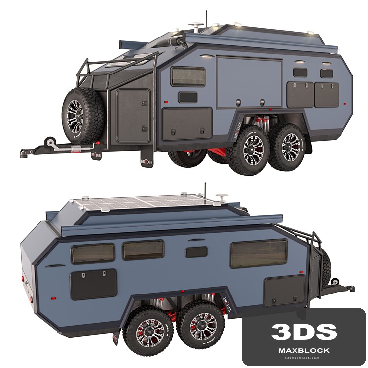 Trailer-camper Bruder EXP6 GT - View 1