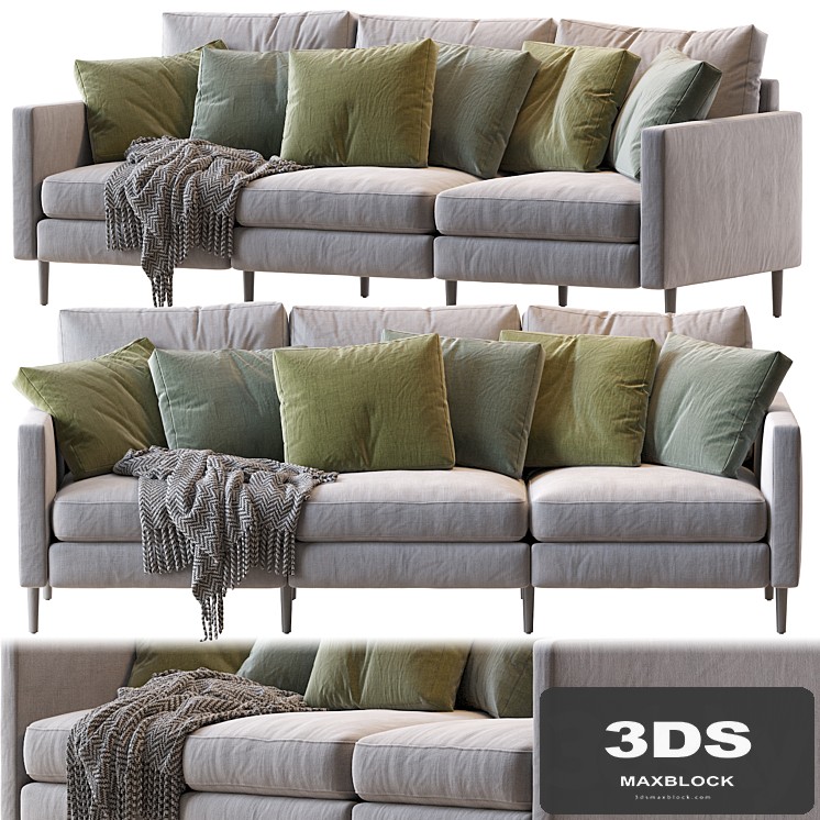 3-Seat Sofa Modular design - View 1