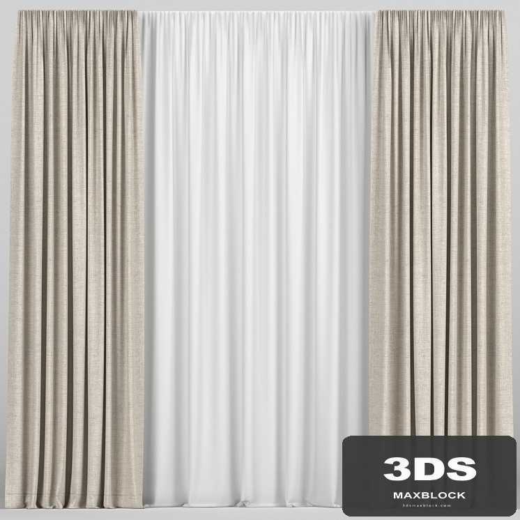 Curtains with tulle - View 1