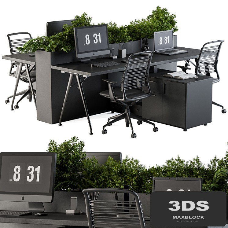 Office Furniture - employee Set 17