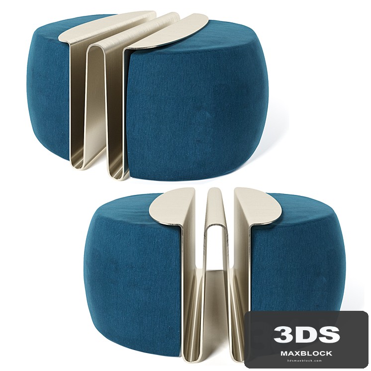 Wave pouf natuzzi