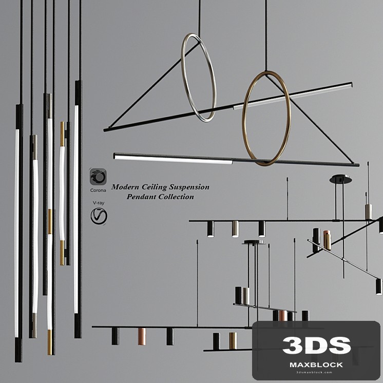 Modern Ceiling Suspension Pendant Collection 02