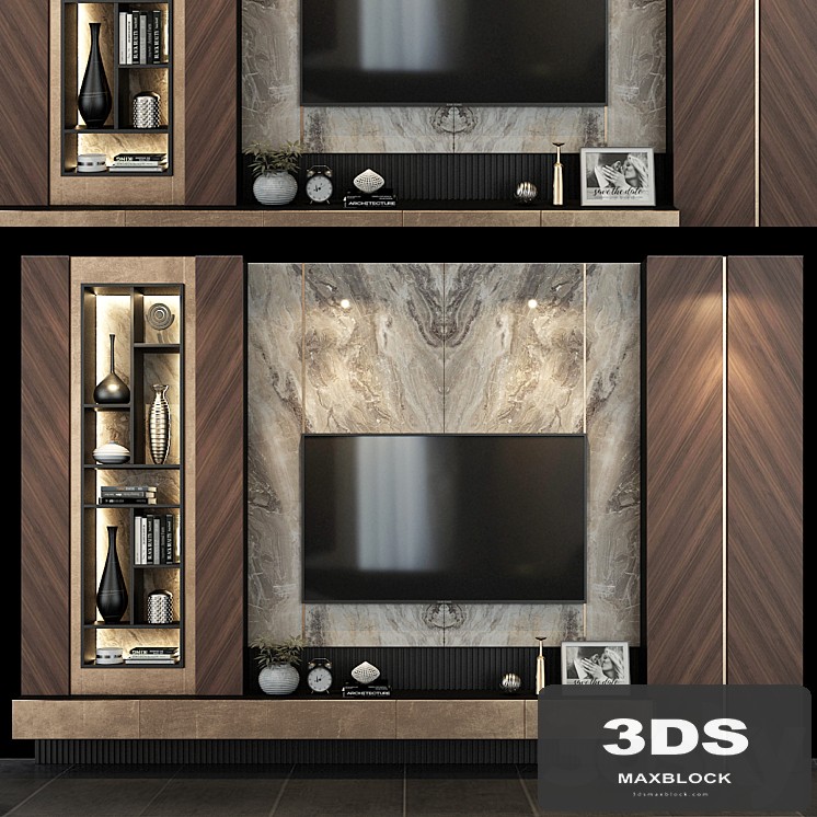 TV shelf set 0133 - View 1