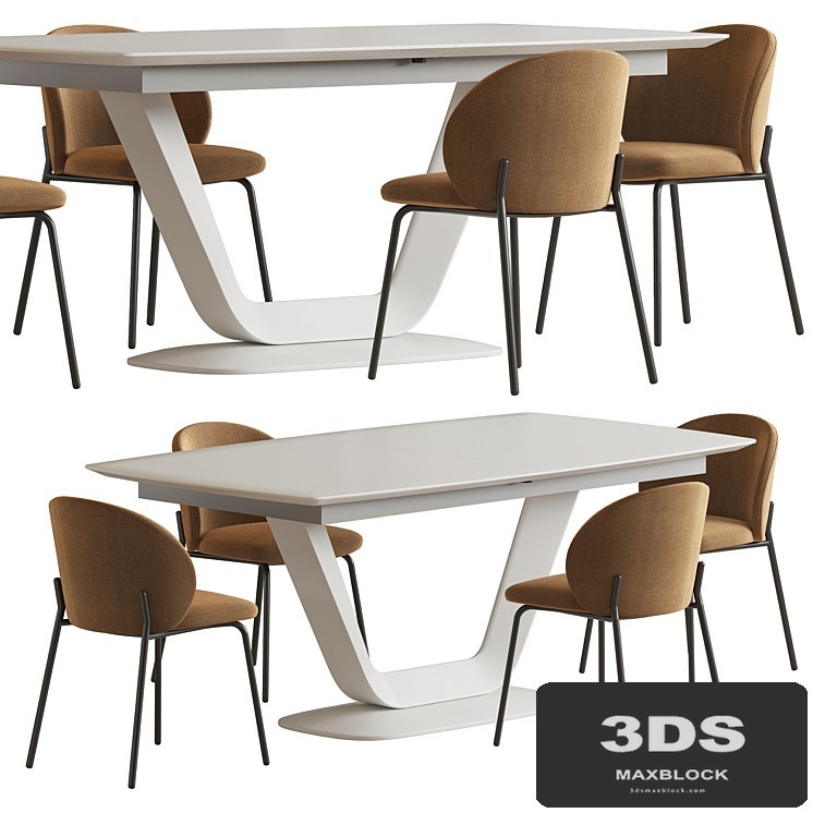 Alicante table Princeton chair Boconcept