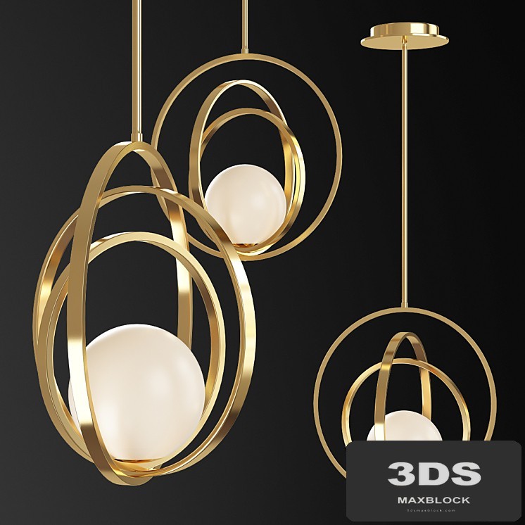 Maxim Coronet 17 Wide Satin Brass Pendant Light