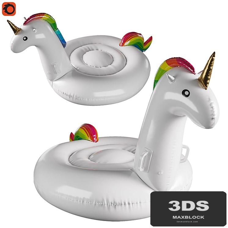 Inflatable unicorn circle