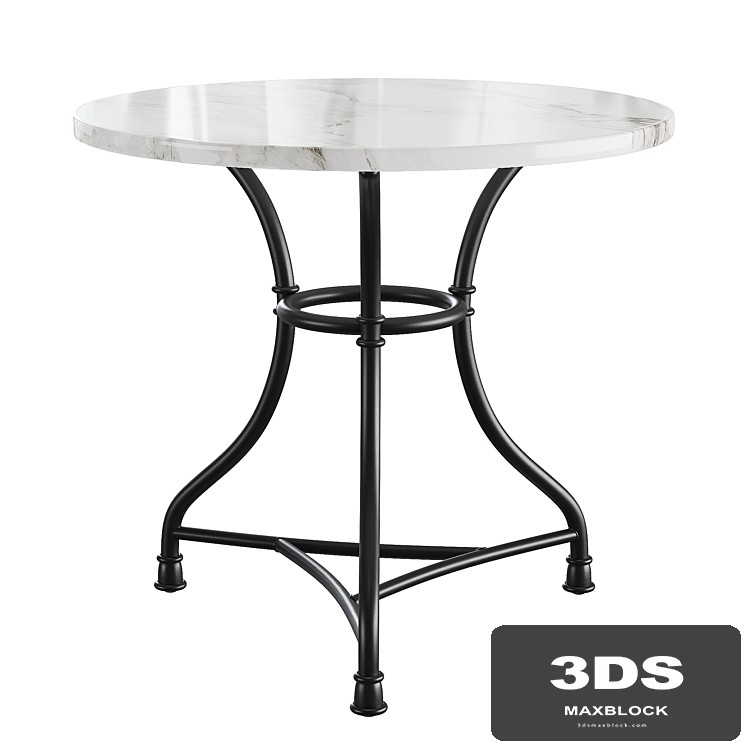 Greyson Living Callao Round Marble Bistro Table - View 1