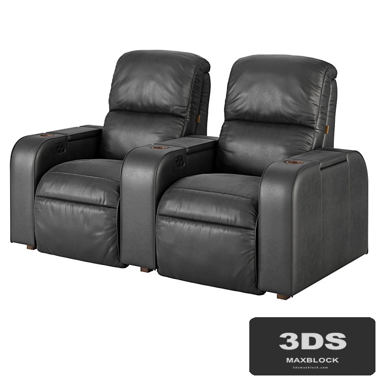 Moovia Dallas leather venice row 2 seat