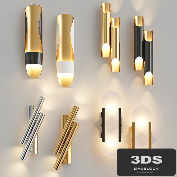 Collection wall lamps