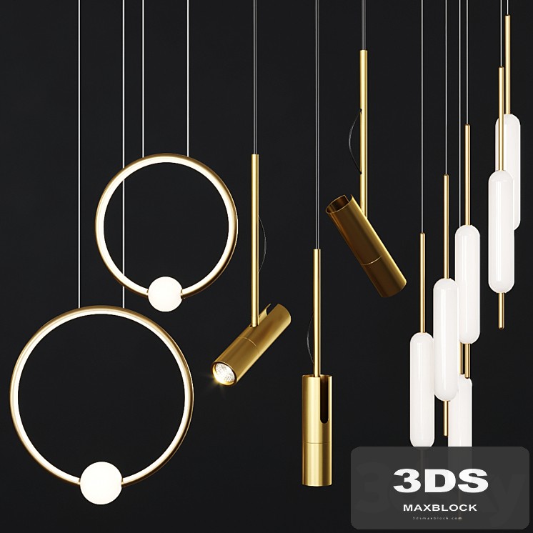 Pendant lights set 060 - View 1