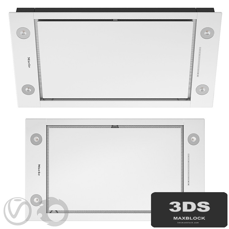 MIELE Mortise ceiling hood DA 2808 900 mm white