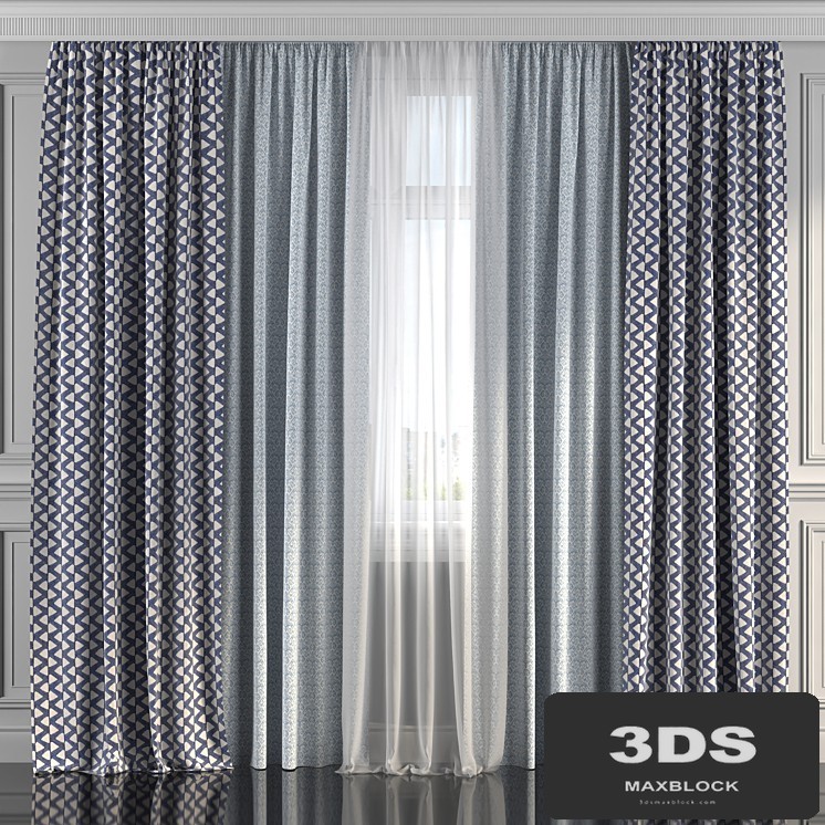Curtains with window 212