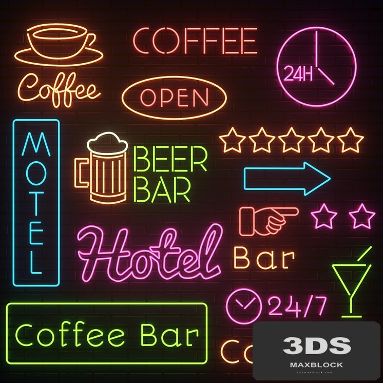 Neon set 03