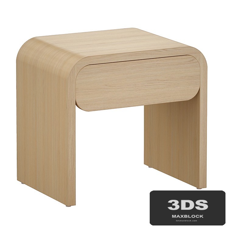 Cortez Natural Floating Nightstand (Crate and Barrel)