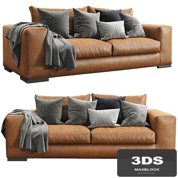 Sofa Leather ESPACE By Ferlea