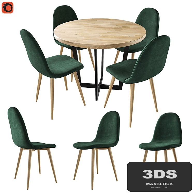 Haller table Light chair Valencia