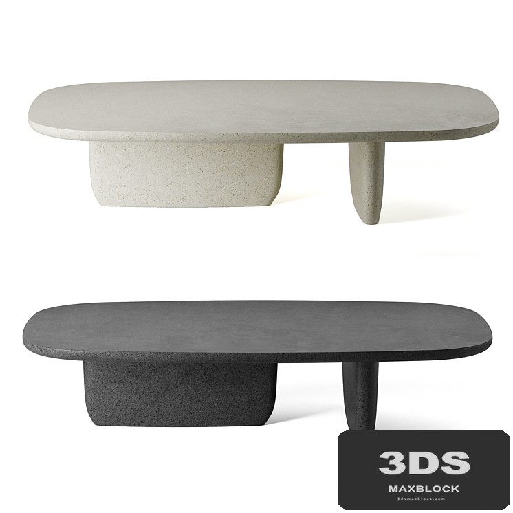Small Tobi-Ishi outdoor table. B&B Italia