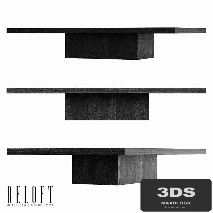 Reclaimed Russian Oak Plinth Coffee Table