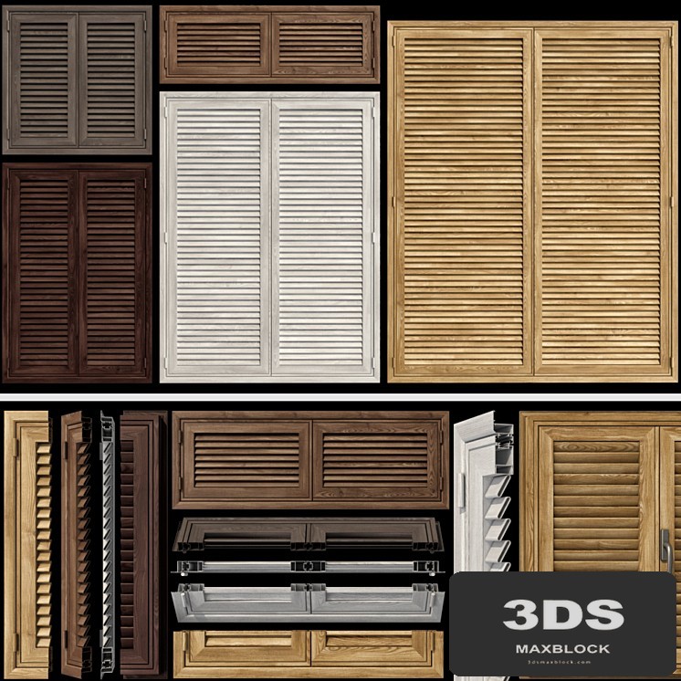 Shutter system for windows and doors
