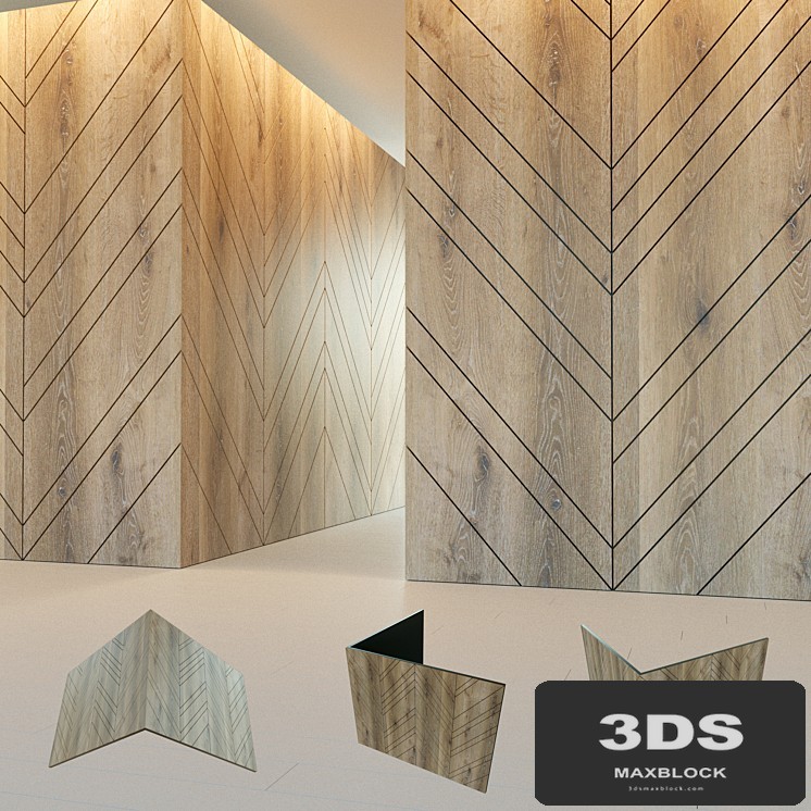 Wall panel made of wood. Decorative wall. Corner. 118