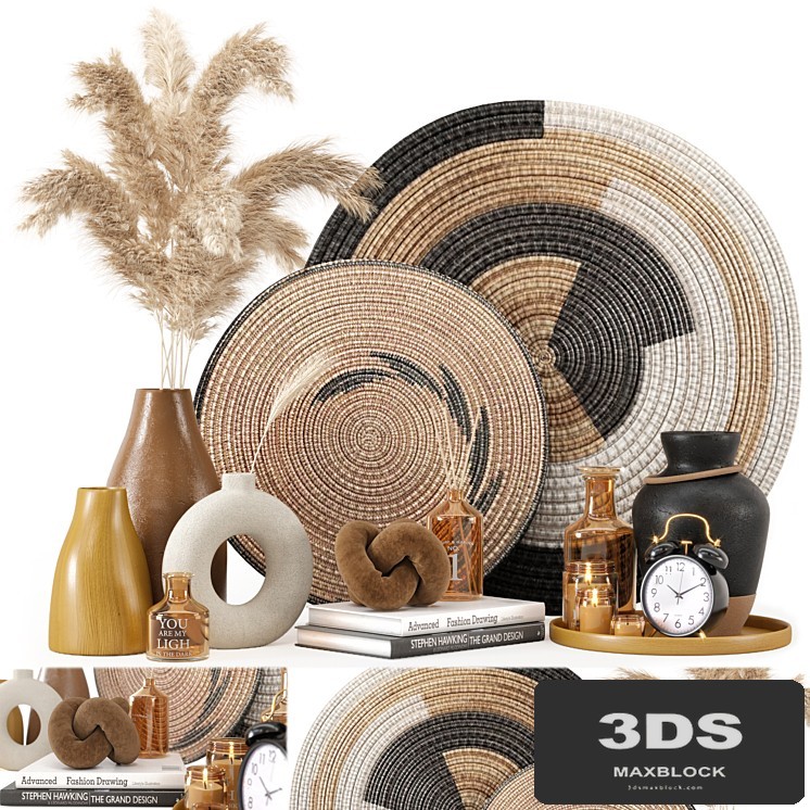 Pampas Decorative Set 04 Dried Flower