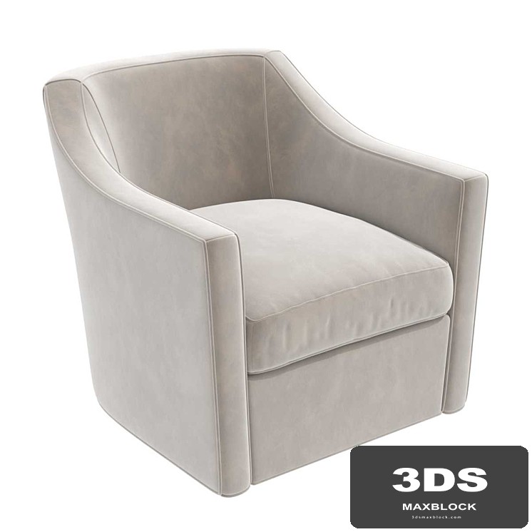 Bella furniture homme sophie swivel barrel chair