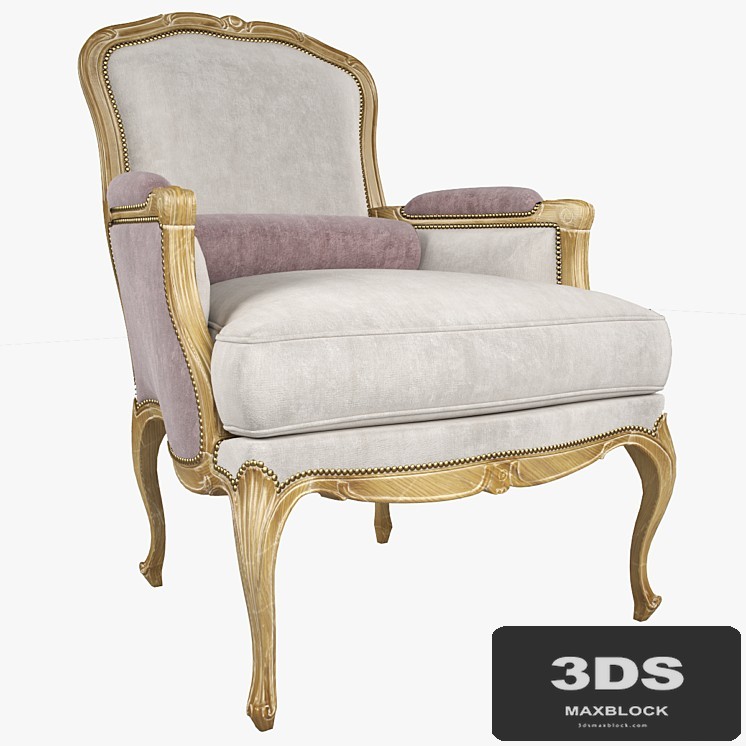 Chevigny Louis XV Bergere Armchair