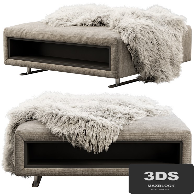 BoConcept Hampton footstool with storage