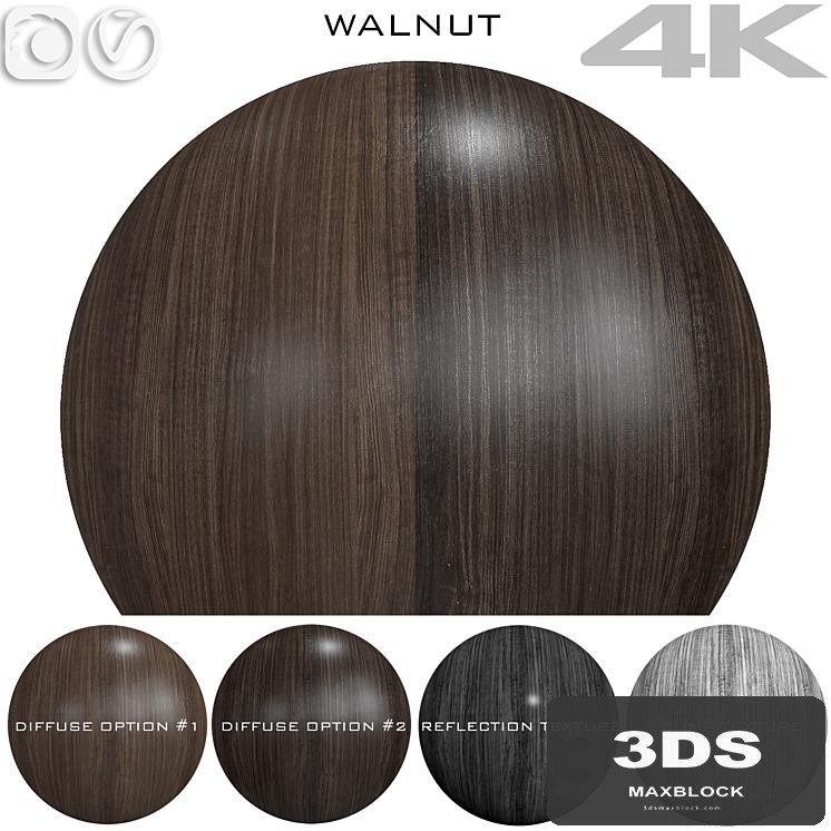 Seamless texture - Walnut 17