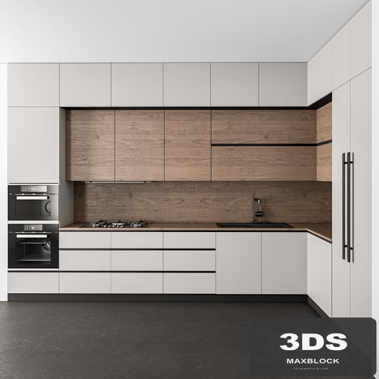 Kitchen Modern - White and Wood 35