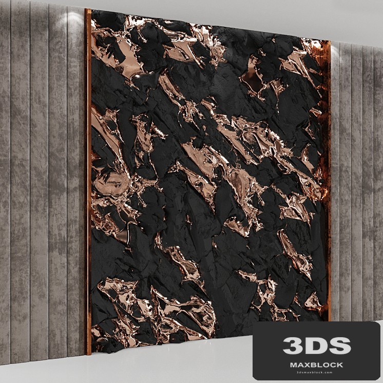 Wall panel Scandy Rock and soft beige panels