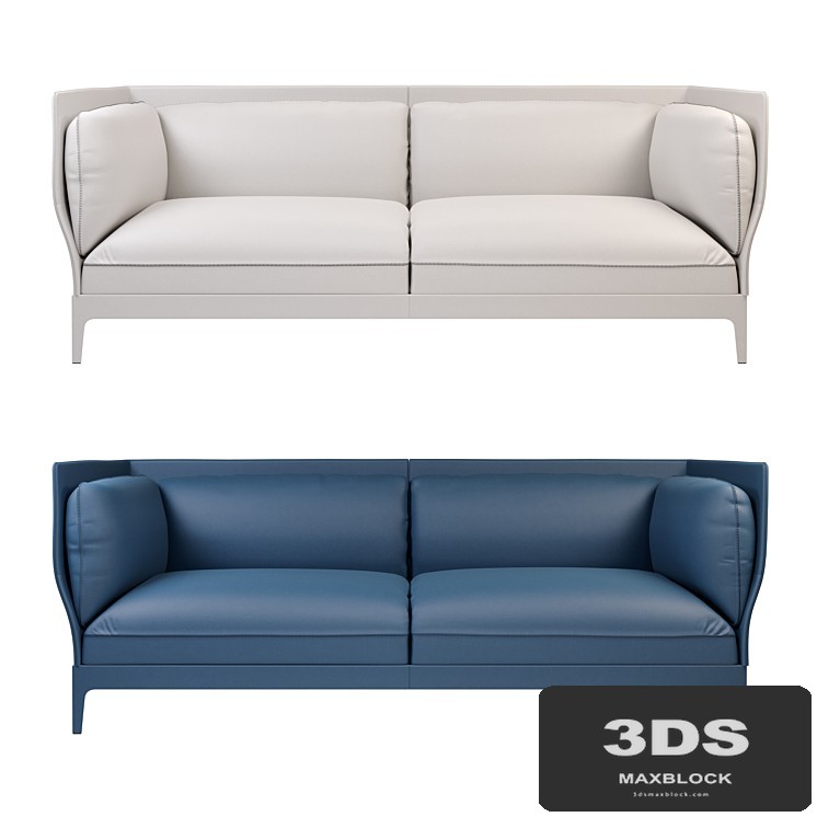Monica Forster Poltrona Frau Alone Sofa Leather