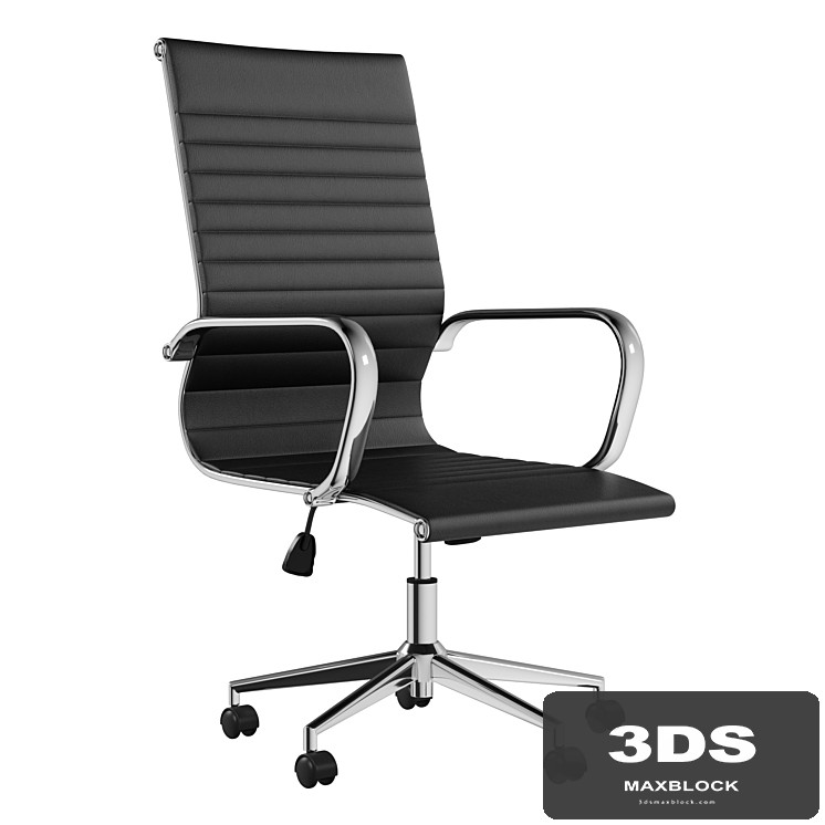 Office chair Seville High Black