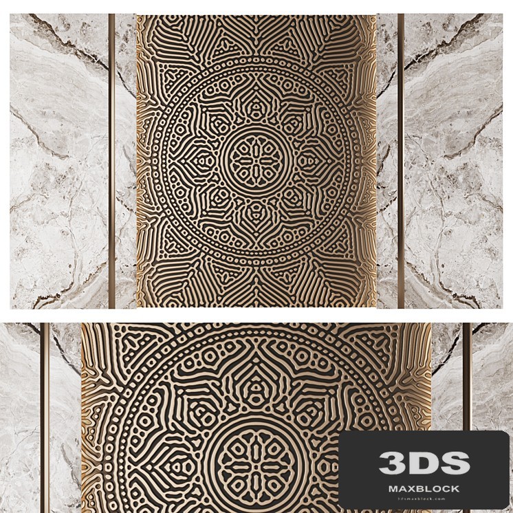 Wall panel with a pattern №2