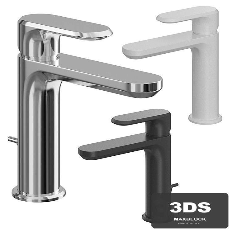 Single lever washbasin mixer Cisal Lineaviva