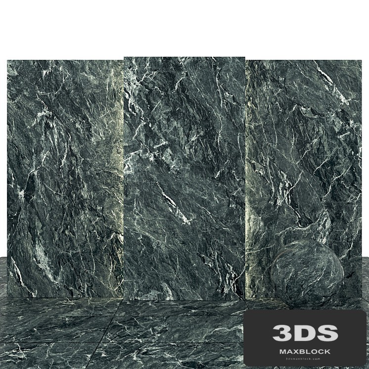 Alps dark green marble