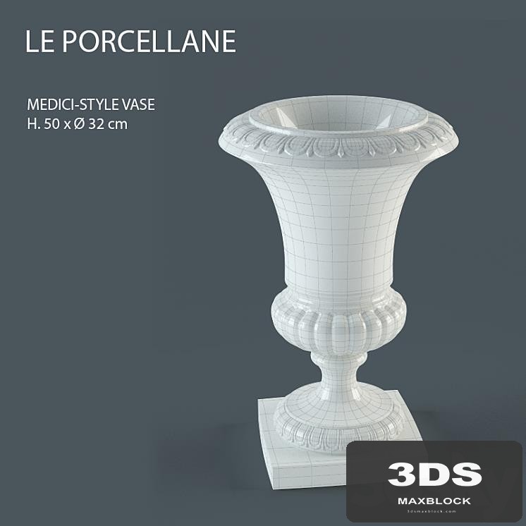 LE PORCELLANE MEDICI-STYLE VASE