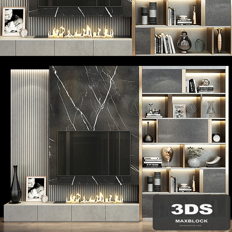 TV Wall set 0178