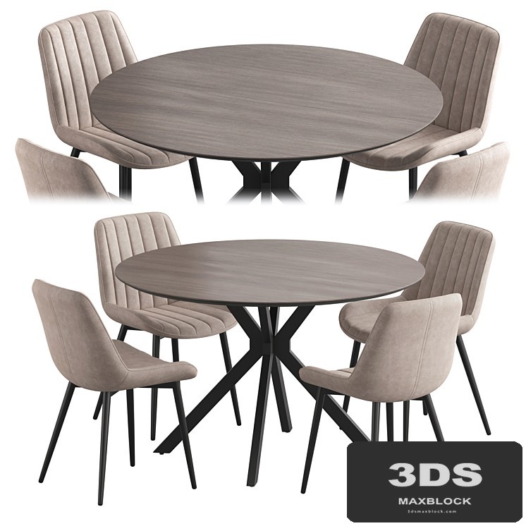 Ralf table Anant chair Dining set