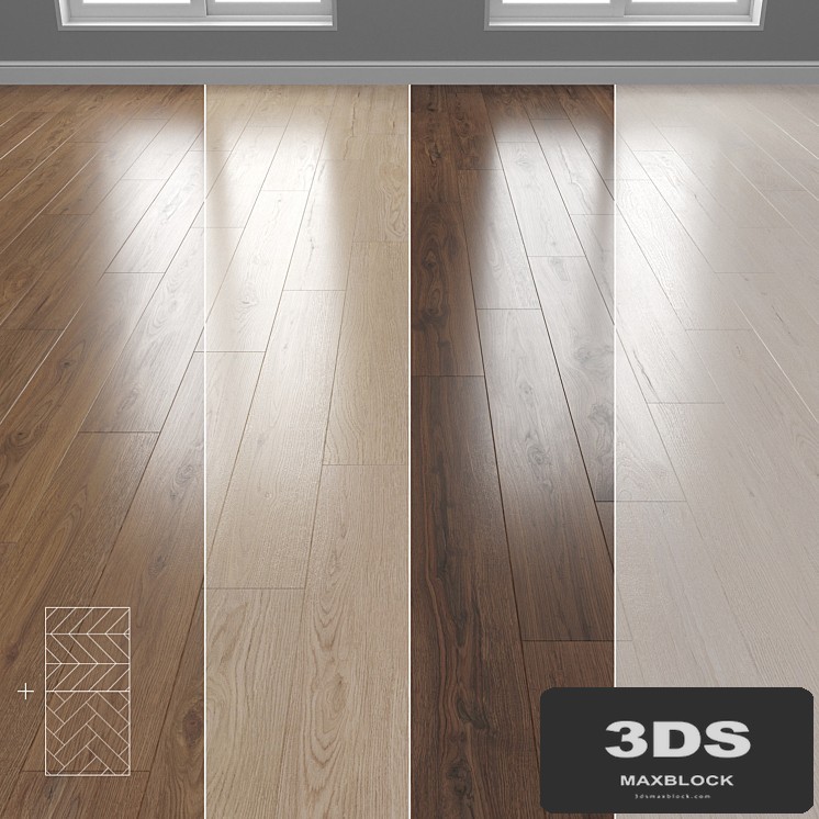 Parquet 4 colors Linear, herringbone, chevron setquad3