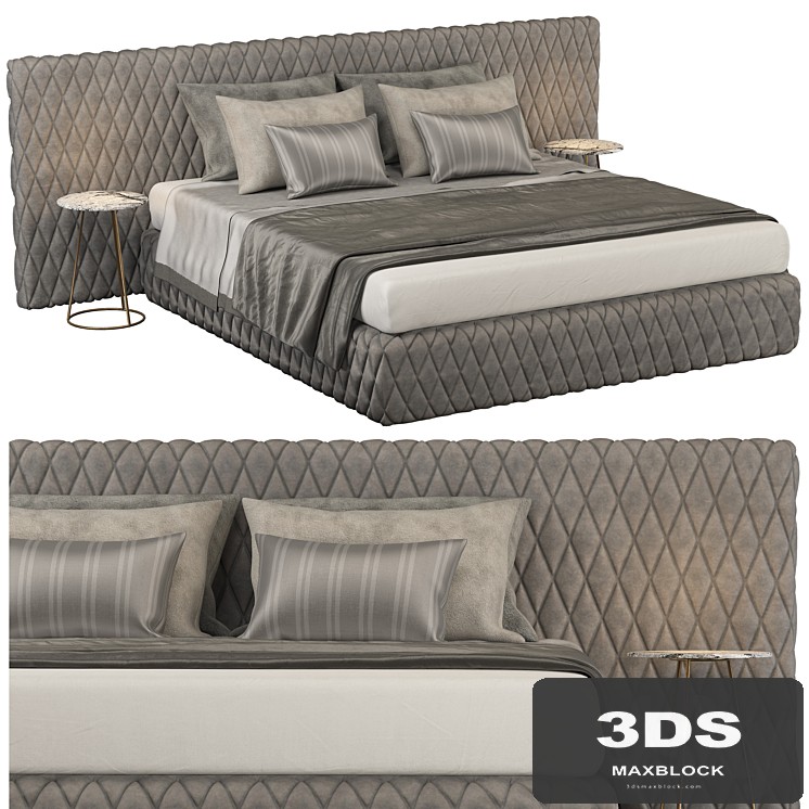 modern Velvet bed