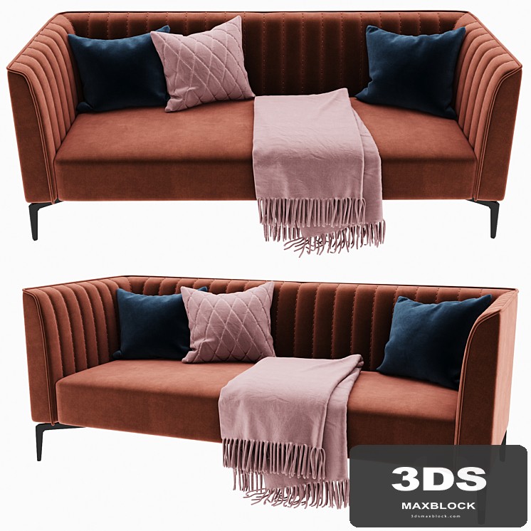 Filament triple sofa
