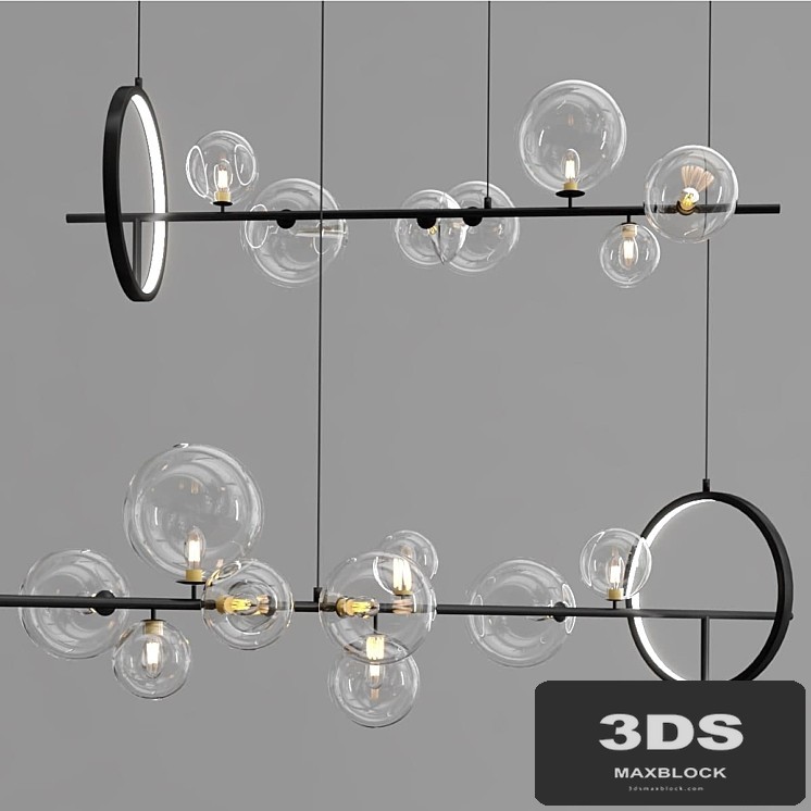 Artpad Scandinavian Black LED lamp