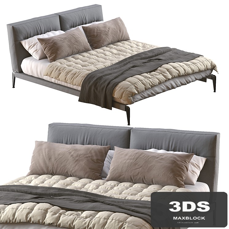 Adda bed by flexform