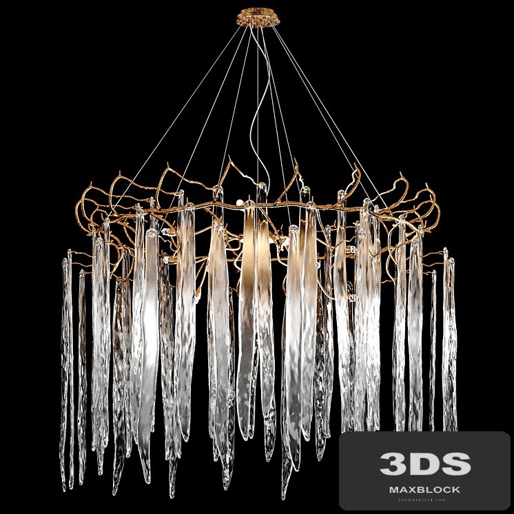 Serip waterfall chandelier