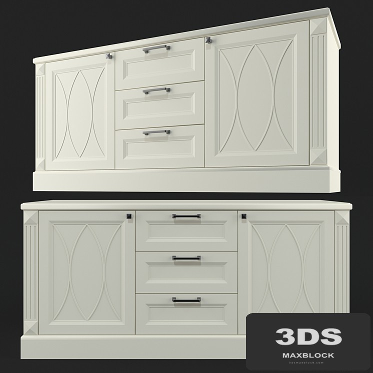 Chest of drawers under TV