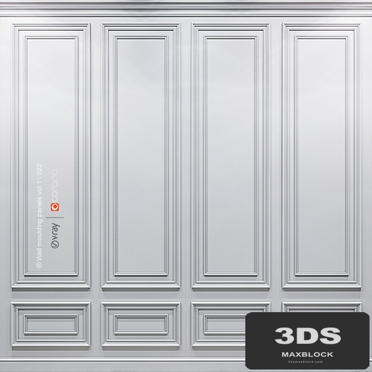 Wall molding panels vol. 1.022