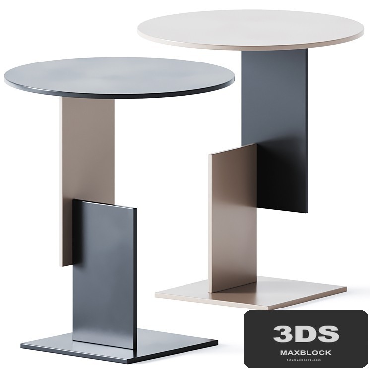 Metal Coffee Table Don Gerrit by Glas Italia