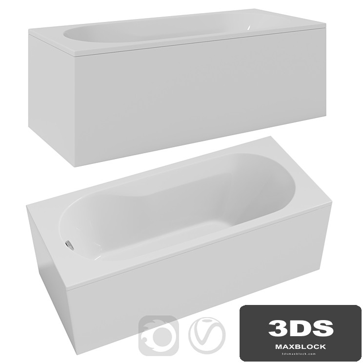 Acrylic bathtub Pool Spa Lena 170x75 cm