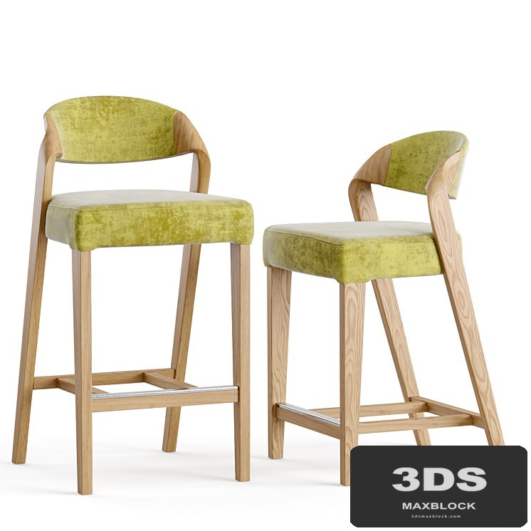 Arbre Joker bar stool and semi bar stool